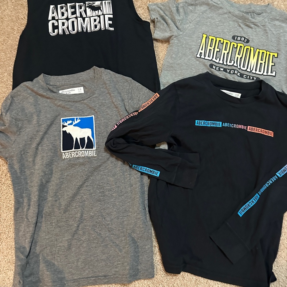 Boys Abercrombie Kids shirts 7/8
